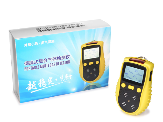 Mini CO H2S O2 LEL Portable Gas Leak Detector Diffusion Sampling Method