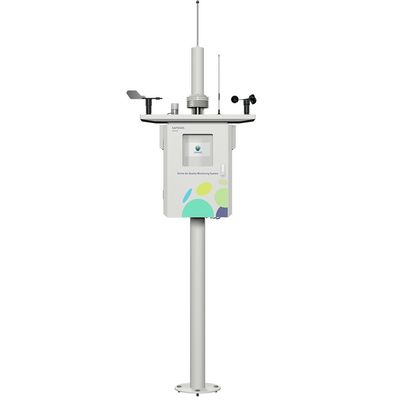 AQD5000 Ambient Air Quality Monitoring System with 7-in-1 Gas Detection, PM2.5/PM10, Meteorology, 7″ Touch Screen, and RS485/4G/LoRA Connectivity