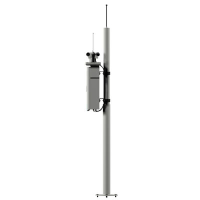 Industrial Air Quality Monitoring System with Multi-Gas Particle Monitoring, Real-Time Data Upload, and Outdoor Shield Protection