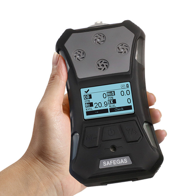 Portable 4 Gas Detector LEL CO H2S O2 ATEX IECEx Certified