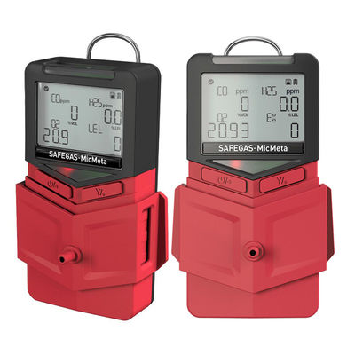 Portable Multi Gas Detector Fast Response 4 in 1 Detector O2 H2S CO LEL Data Logging