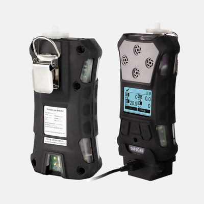 Portable Multi Gas Detector with IP67 Protection Pump Suction and Alarm Function for CO2 and O2 Detection