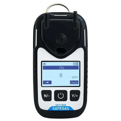 Portable LEL Gas Monitor with Data Logger and Pumped Diffusion Sampling for Combustible Gas Leak Detection