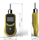 Yellow Ozone Single gas detector with 0.01 PPM O3 Gas Meter for Disinfecetion with ATEX Certificated