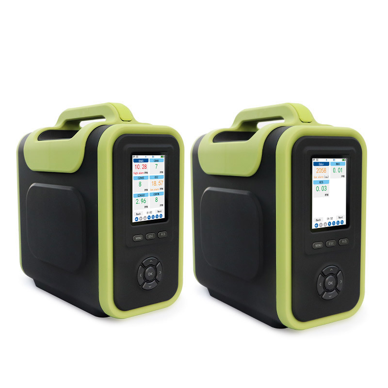 SKY8000 Multi-Gas Analyzer with Electrochemical & Infrared Sensors for Vehicle Exhaust – Built-in Pump and 8G Data Logging