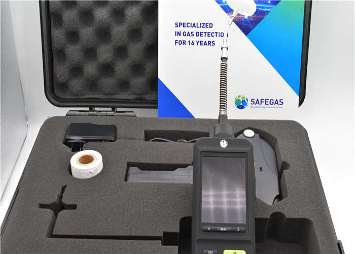 Handheld Carbon Monoxide Gas Detector , Gas Leak Detector Sound / Light Alarm