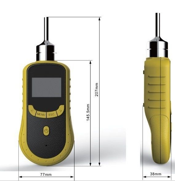 Pumping Suction Lithium Polymer Battery SF6 Gas Leak Detector